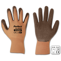 Рукавички захисні PERFECT GRIP BROWN латекс, розмір 8, RWPGBR8